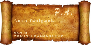 Parma Adelgunda névjegykártya